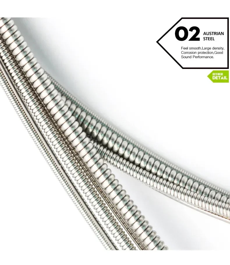 10 Set Orphee Electric Guitar Strings Set RX Series Hexagonal Carbon Steel Professional Beginning Practice Electric Guitar Parts
