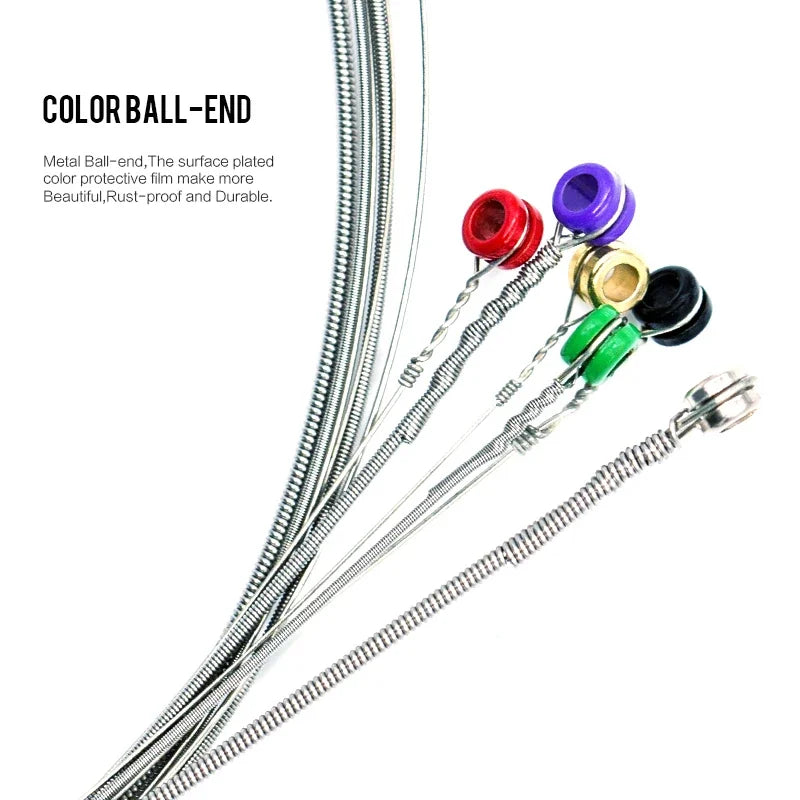10 Set Orphee Electric Guitar Strings Set RX Series Hexagonal Carbon Steel Professional Beginning Practice Electric Guitar Parts