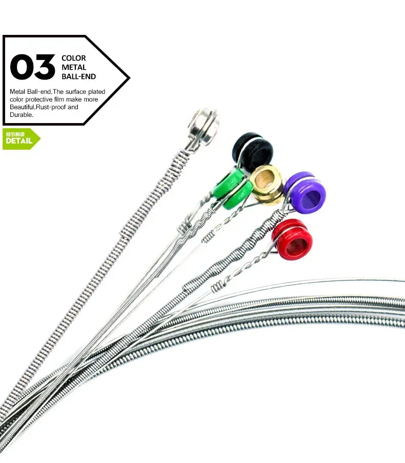 10 Set Orphee Electric Guitar Strings Set RX Series Hexagonal Carbon Steel Professional Beginning Practice Electric Guitar Parts